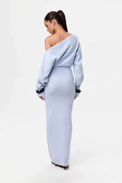 The Unexpected – The Off-the-Shoulder Sweater Dress