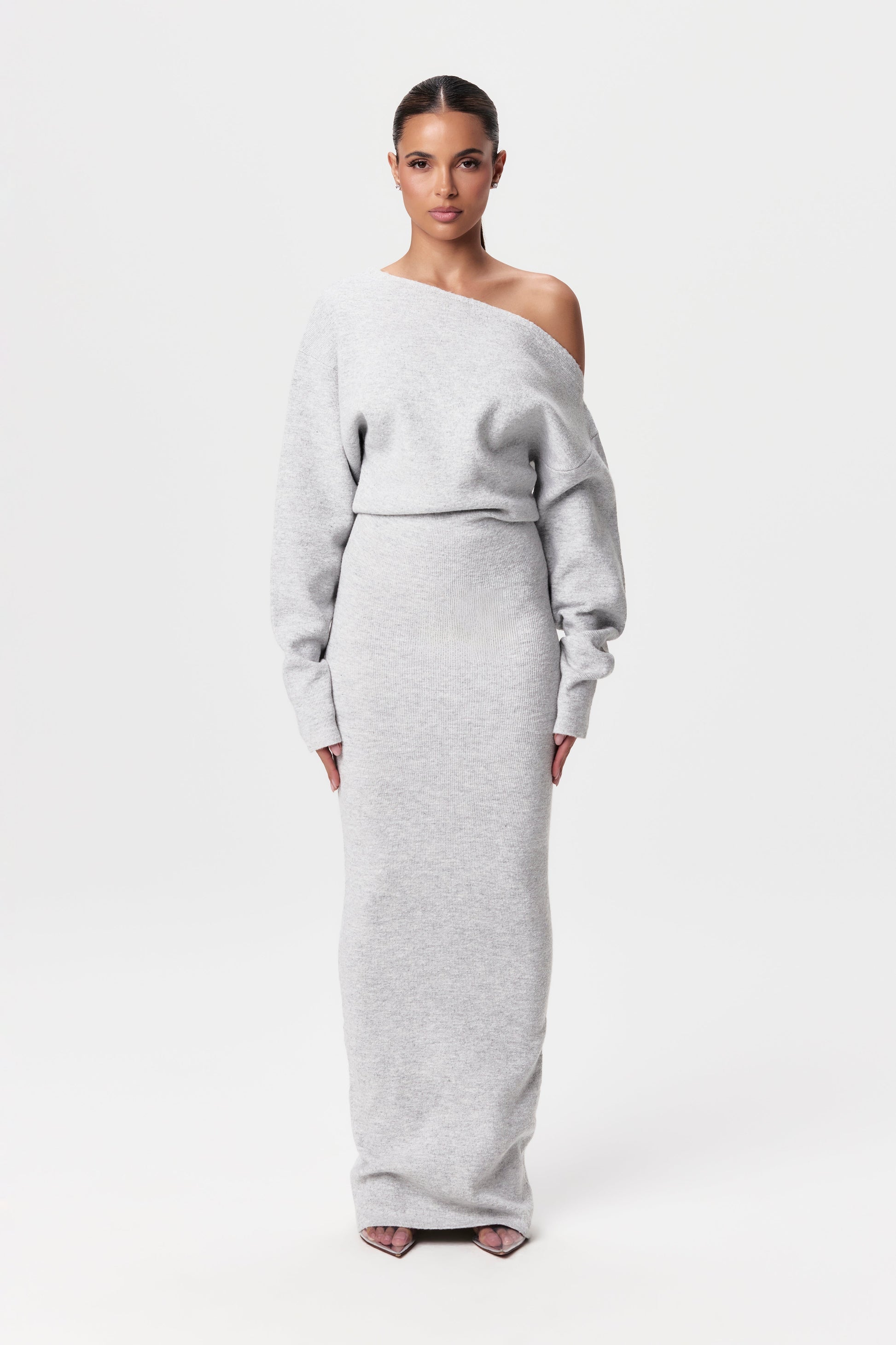 The Unexpected – The Off-the-Shoulder Sweater Dress