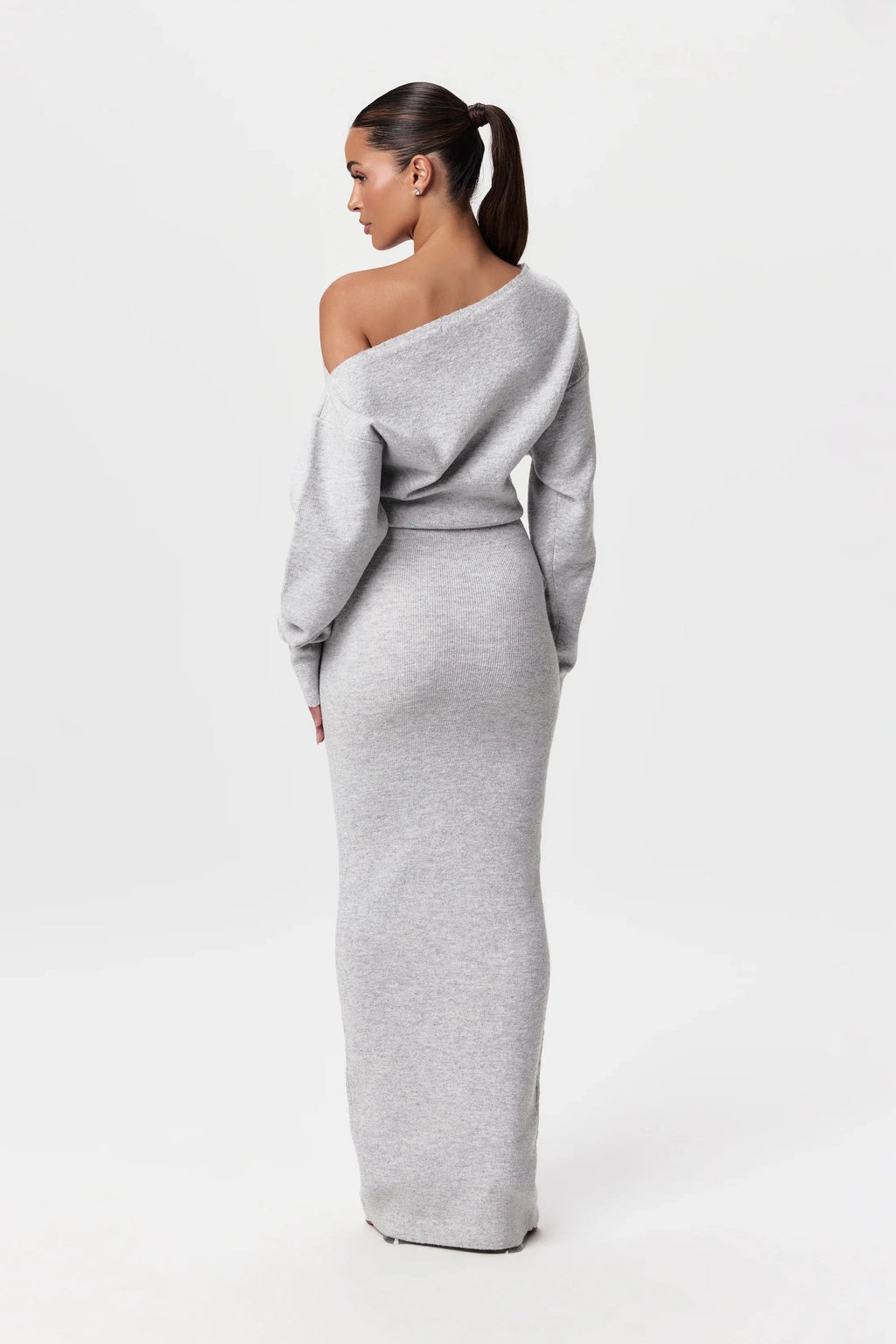 The Unexpected – The Off-the-Shoulder Sweater Dress